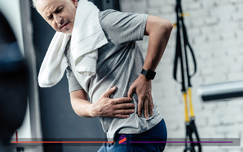 خشکی کمر باعث گرفتگی عضلات کمر می شود