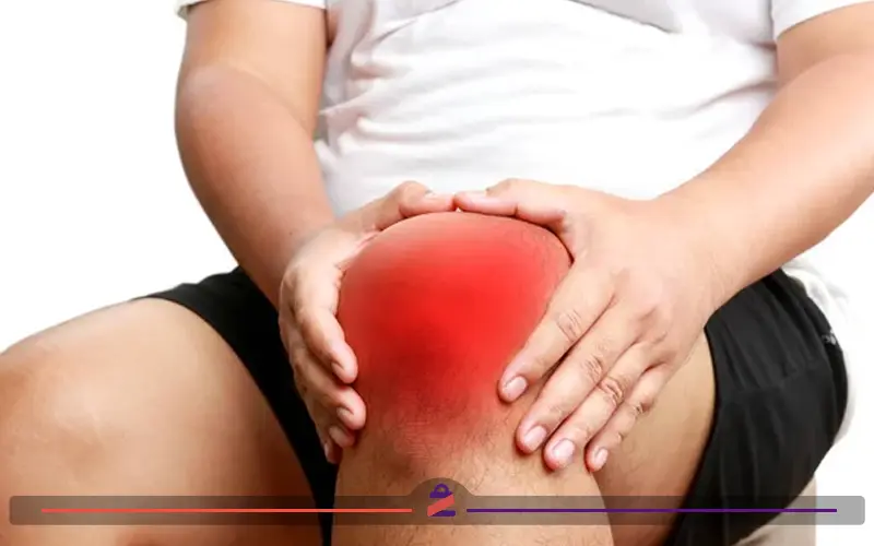 درد زانو برای یک فرد چاق که باید لیپوساکشن زانو کند