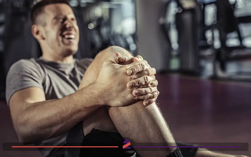 درد ورزشکار از پارگی مینیسک زانو