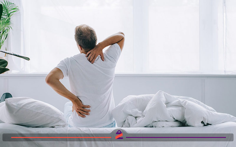 خشکی کمر بعد از خواب