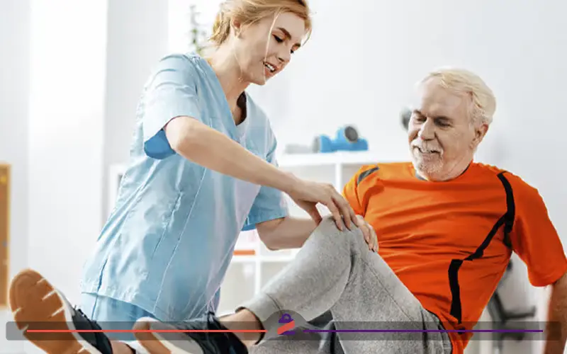 معاینه پس از تعویض مفصل زانو