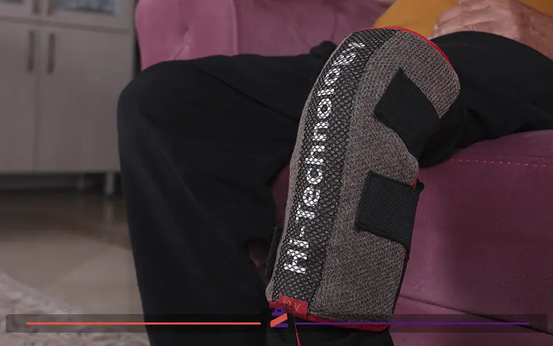 کاهش درد در زانو با تکنولوژی انفرارد زانوبند زاپیامکس