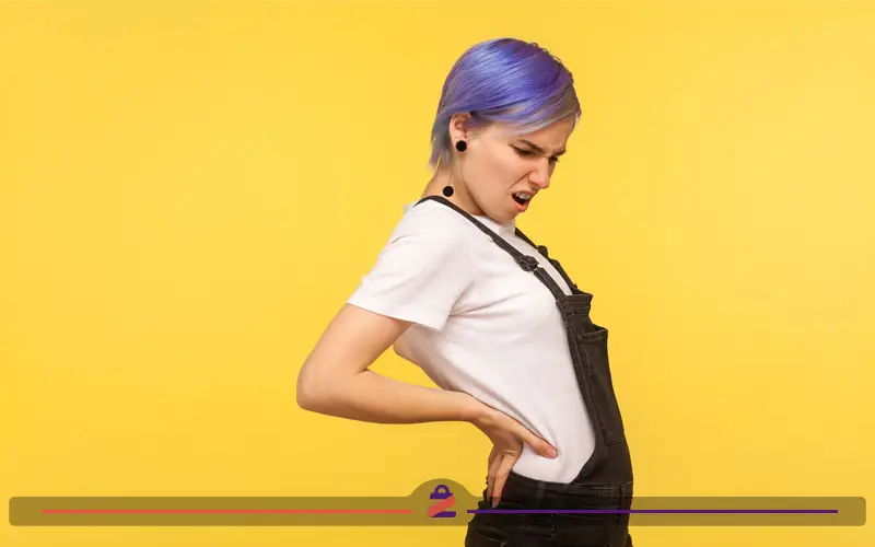 کمردرد برای کیسه تخمدان