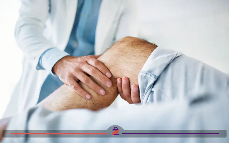 معاینه زانو درد بعد از دویدن